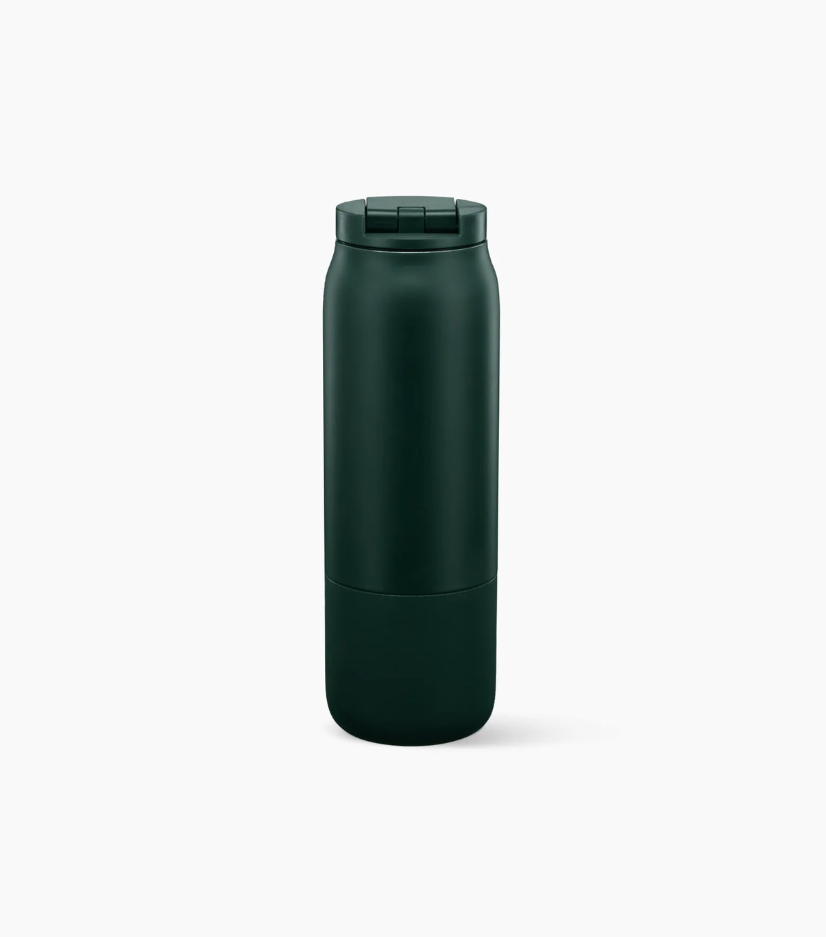 The back of a green Starbucks Stainless Steel Soft-Touch Tumbler on a white background.