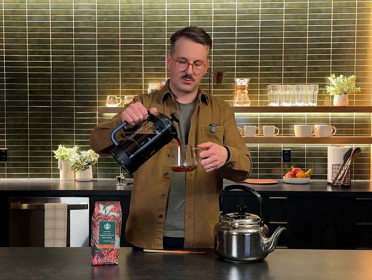 Video tutorial on How to Brew: Coffee press.