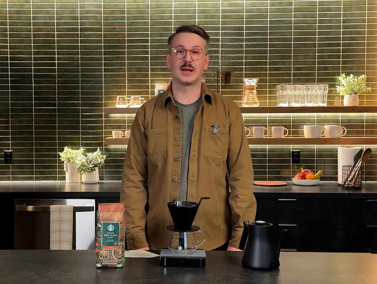 Video tutorial on How to Brew: Hot pour-over.