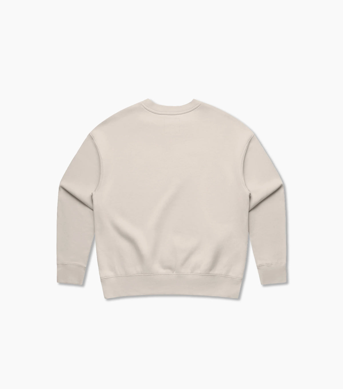 Beige sweatshirt on a white background