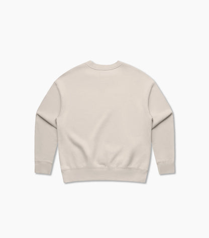 Beige sweatshirt on a white background